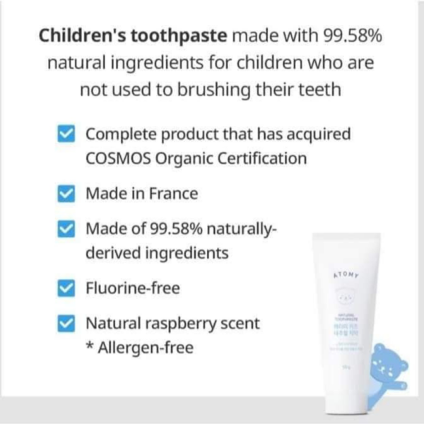 Atomy Kids Natural Toothpaste (Non-fluoride) - Image 5