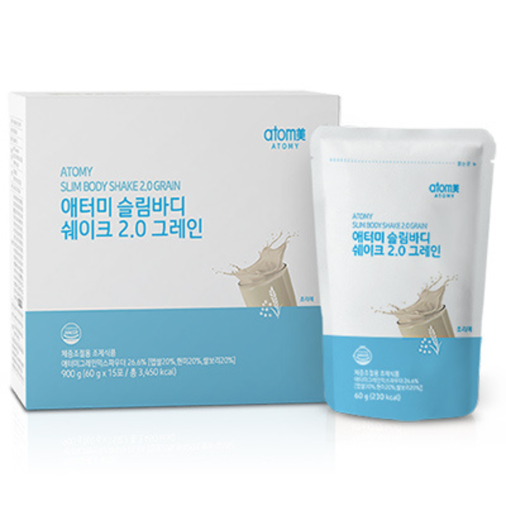 "Atomy Slim Body Shake 2.0 Grain – Protein-Rich Formula for a Healthy Lifestyle."