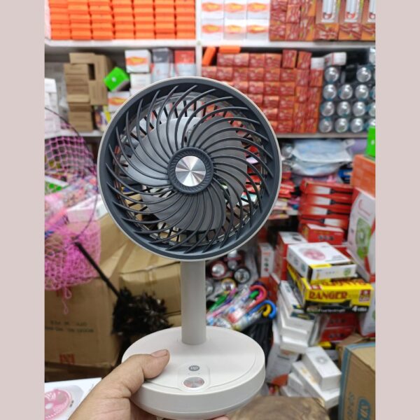 DP 7639 Model Rechargble Portable Table Fan - Image 2