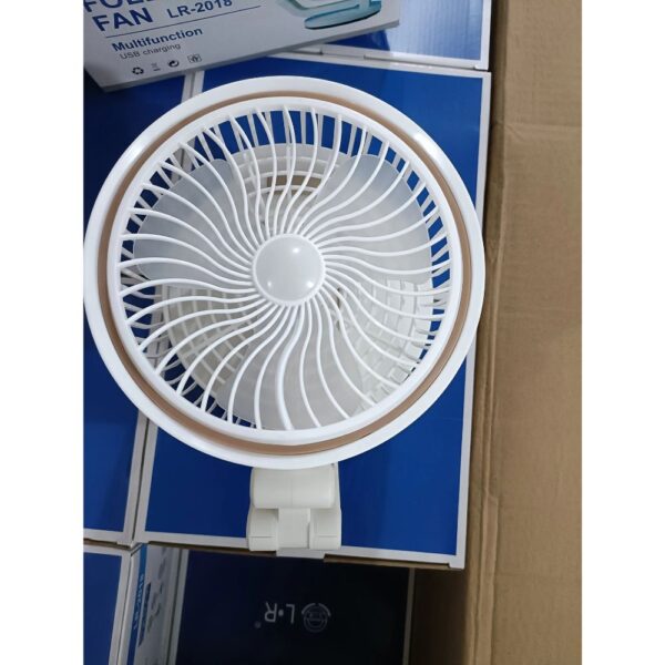 LR fan (Adjustable rechargeable folding fan with led light) - Image 3