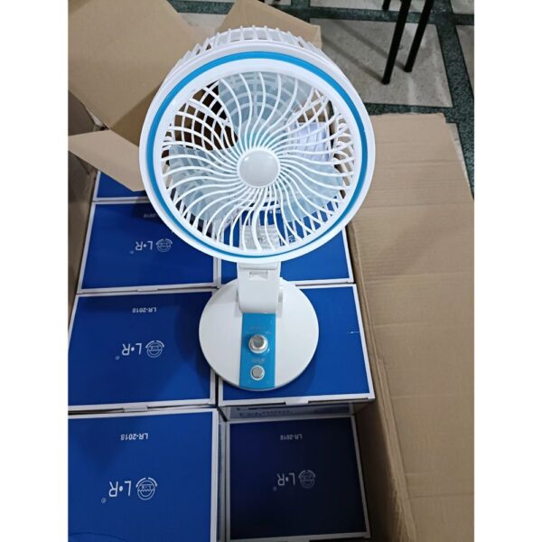 LR fan (Adjustable rechargeable folding fan with led light) - Image 4